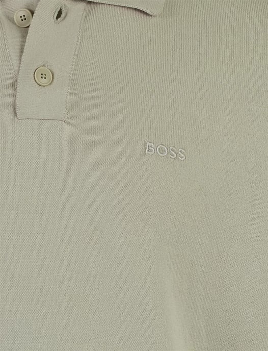 Poloshirt BOSS Orange Asac_P beige gebreid - Image 3
