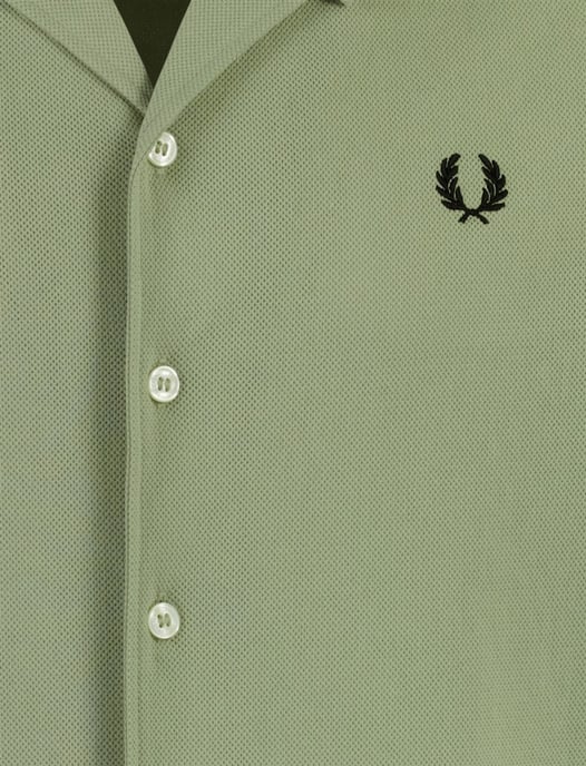 Groene doorknoop polo Fred Perry - Image 4