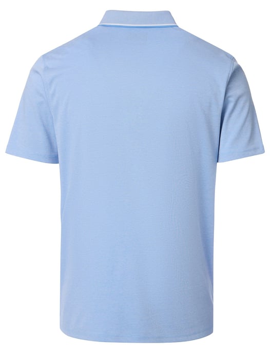 poloshirt korte mouw Casa Moda lichtblauw wijde fit - Image 2