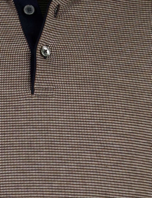 Bugatti poloshirt navy geprint 100% katoen - Image 3