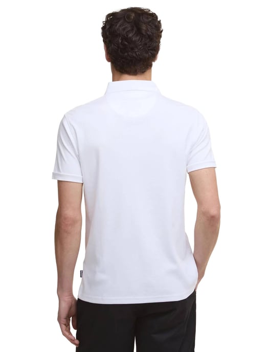 Polo Barbour wit korte mouw 3 knoops borstzak normale fit - Image 2