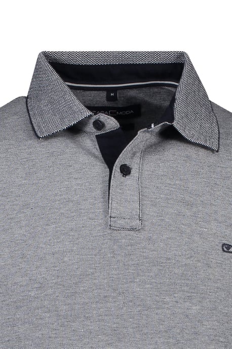 Poloshirt Casa Moda grijs gemeleerd - Image 3