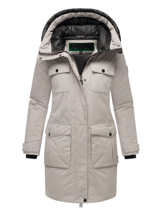 Navahoo Eissturm dames wintermantel met capuchon en fleecevoering - Image 1