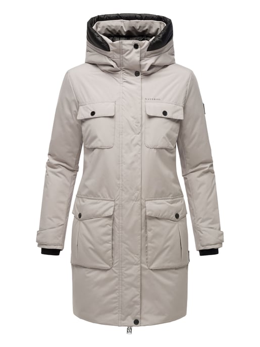 Navahoo Eissturm dames wintermantel met capuchon en fleecevoering - Image 2