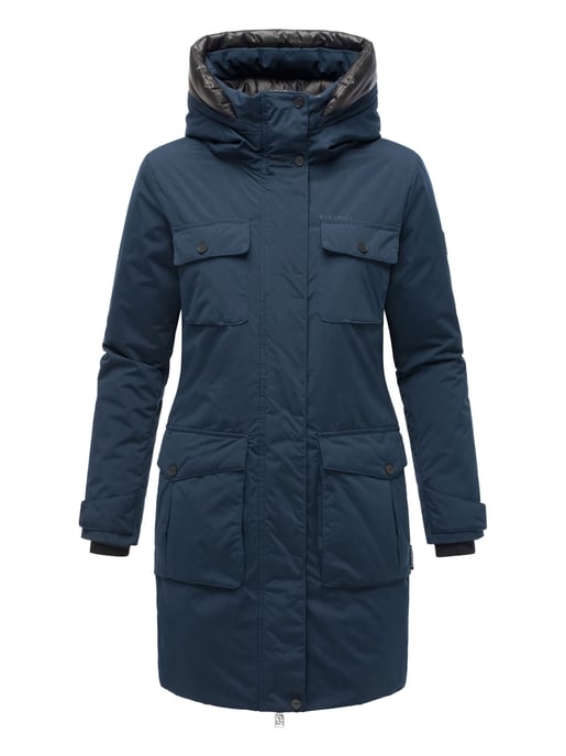 Navahoo Eissturm dames wintermantel met capuchon en fleecevoering - Image 2