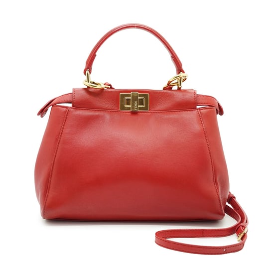 Fendi leren handtas Peekaboo - Image 3