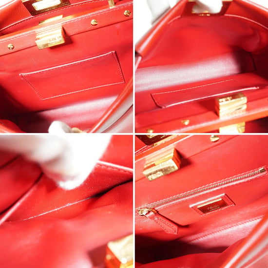 Fendi leren handtas Peekaboo - Image 6