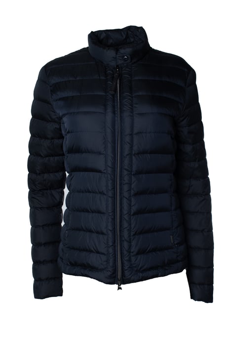 Woolrich, blauwe gewatteerde lichtgewicht jas - Image 1