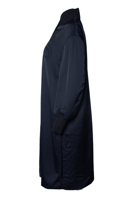 Jil Sander, blauwe lange bomber sportjas - Image 2