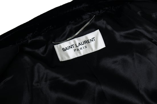 Saint Laurent, lange blazer met fluwelen revers 2017 - Image 5