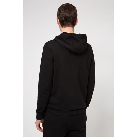 Hugo Heren Pullover Hoodie Katoenmix (Zwart) - Image 3