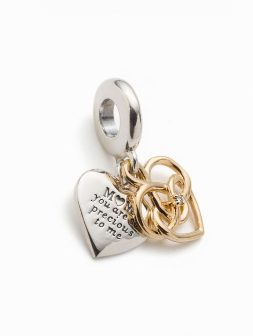 Pandora Bedel Zilver/Goud - Image 1