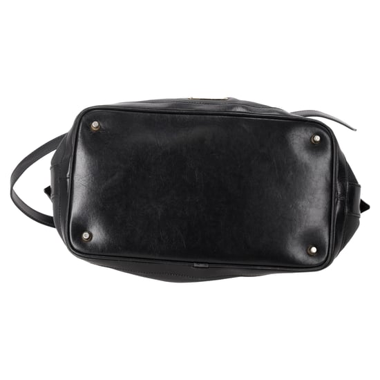 Burberry Medium Ellers geperforeerde shopper in zwart leer - Image 5