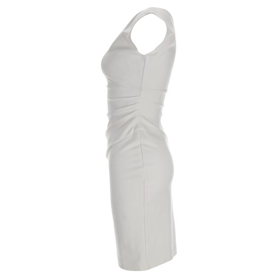 Diane Von Furstenberg Bevin gerimpelde schedejurk in witte viscose - Image 2