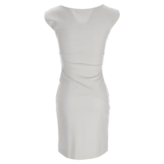 Diane Von Furstenberg Bevin gerimpelde schedejurk in witte viscose - Image 3