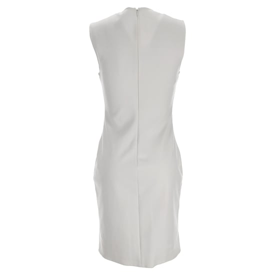 Diane Von Furstenberg midi-jurk met uitsnijdingen in witte rayon - Image 3