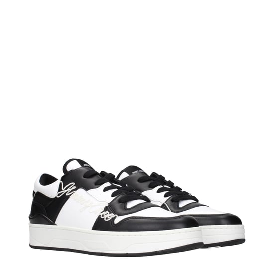Jimmy Choo Zwarte Leren Sneakers - Image 2