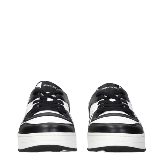 Jimmy Choo Zwarte Leren Sneakers - Image 3