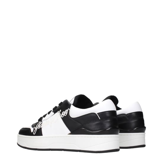 Jimmy Choo Zwarte Leren Sneakers - Image 4