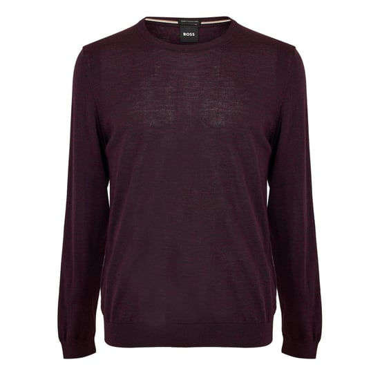 Hugo Boss Heren Leno-P Trui (Maroon) - Image 1