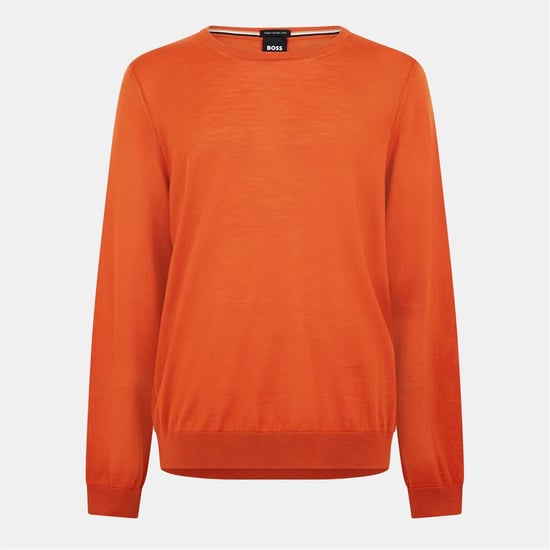 Hugo Boss Heren Leno-P Trui (Donker Oranje) - Image 1