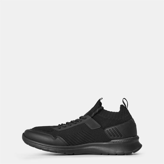 Boss Heren Extreme Suede Hardlooptrainers (Zwart) - Image 3