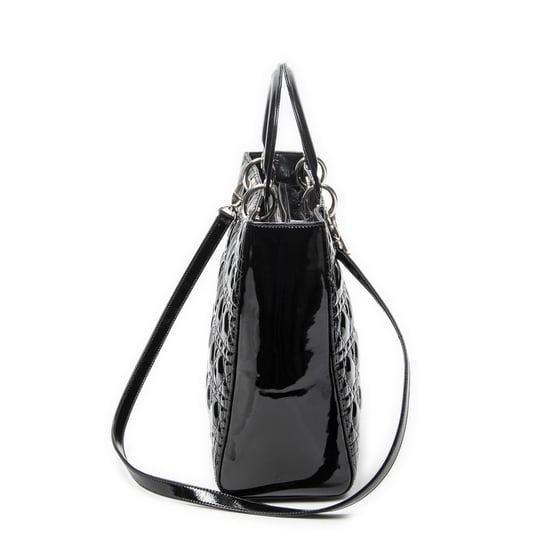 Large Lady Dior Zip schoudertas - Image 4