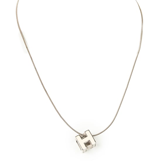 H Cube Pendant Necklace ketting - Image 1