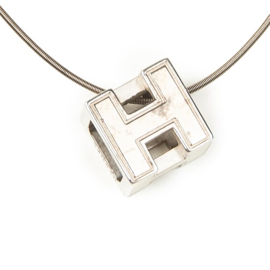 H Cube Pendant Necklace ketting - Image 4