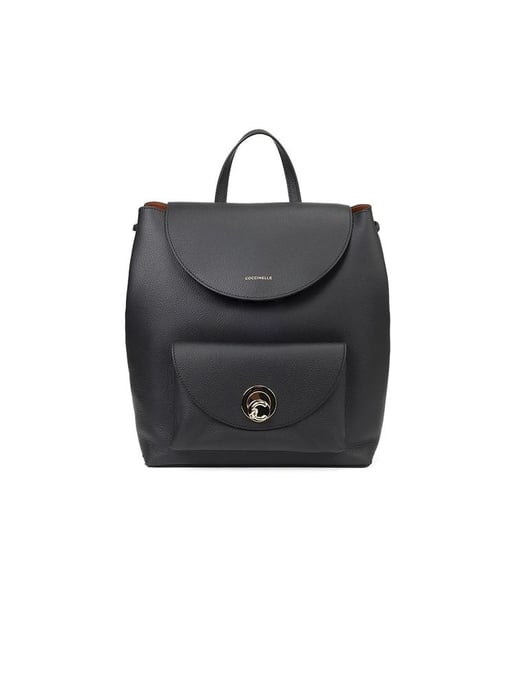 Coccinelle Rugzak Zwart/Cognac - Image 1