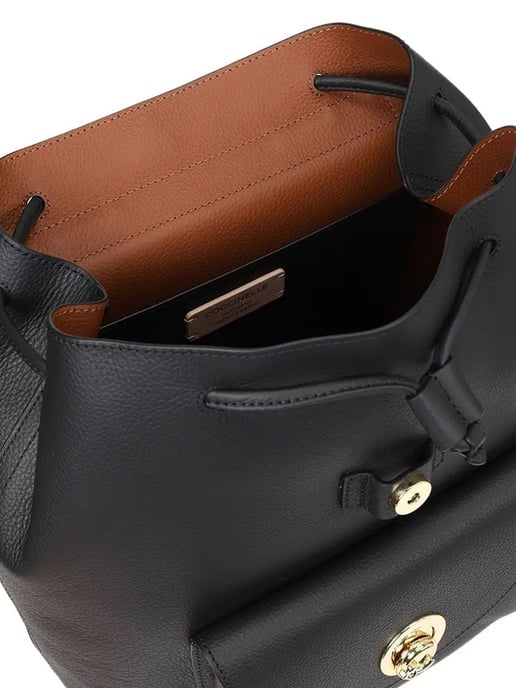 Coccinelle Rugzak Zwart/Cognac - Image 3