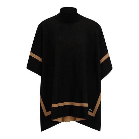 Boss Dames/Dames Lia Poncho (Zwart) - Image 2