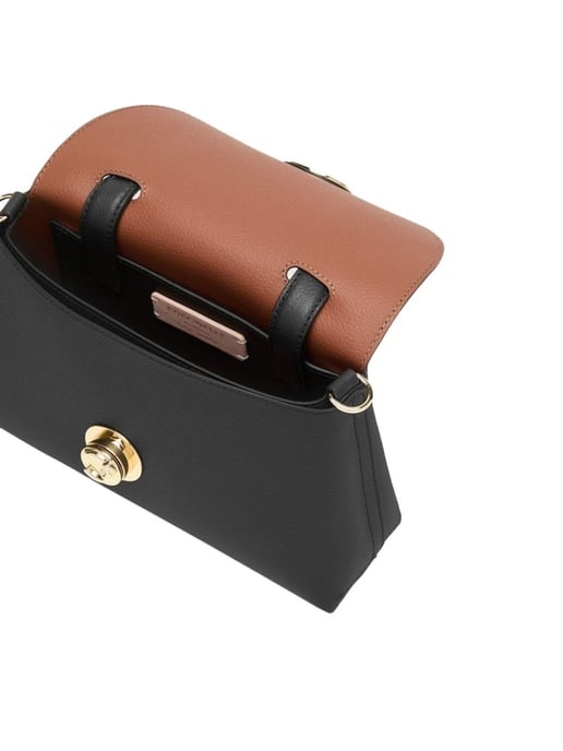 Coccinelle Handtas Zwart/Cognac - Image 3