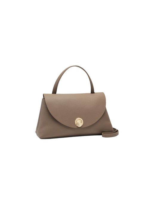 Coccinelle Top Handle Tas Warme Taupe/Rosette - Image 2