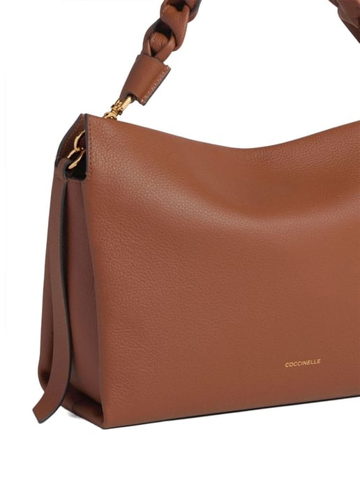 Coccinelle Clutch Bag Cognac/Zwart - Image 4