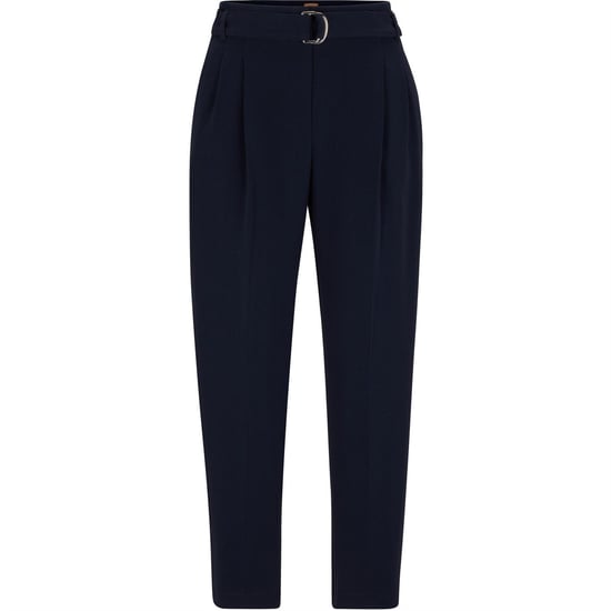 Boss Dames/Dames Tapia Normale Broek met Riem (Blauw) - Image 1