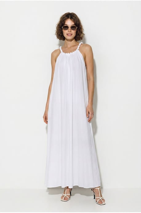 Dames Halter Maxi Jurk Met Zak - Image 4