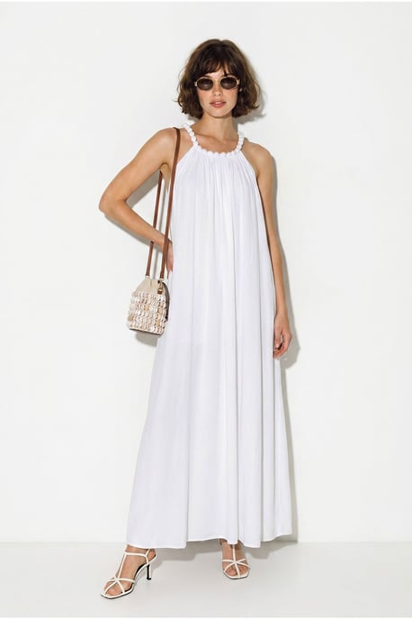 Dames Halter Maxi Jurk Met Zak - Image 5