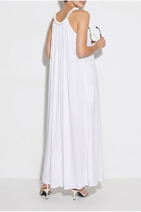 Dames Halter Maxi Jurk Met Zak - Image 6