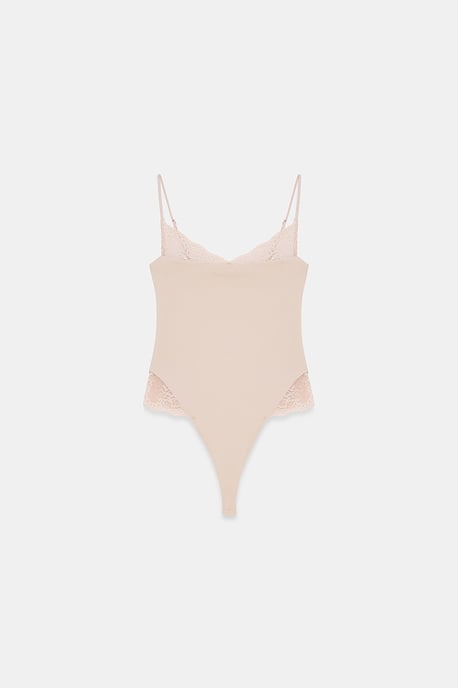 Kant Mouwloze Slim-fit Bodysuit Blouse - Image 5