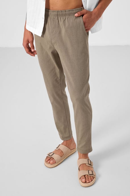 Heren Chino's met rechte pijpen van gabardine - Image 2