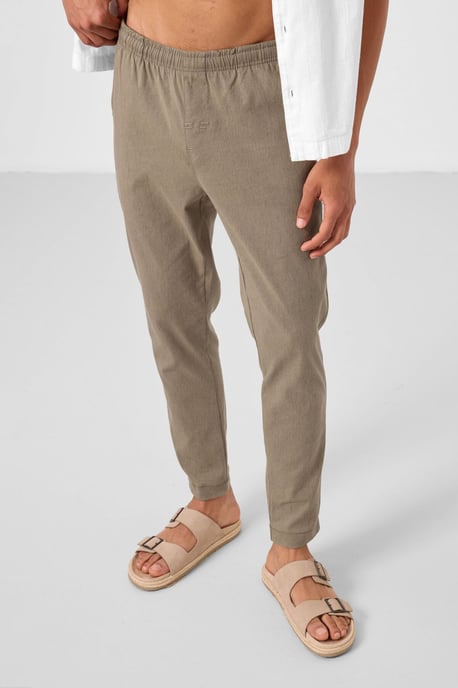 Heren Chino's met rechte pijpen van gabardine - Image 4