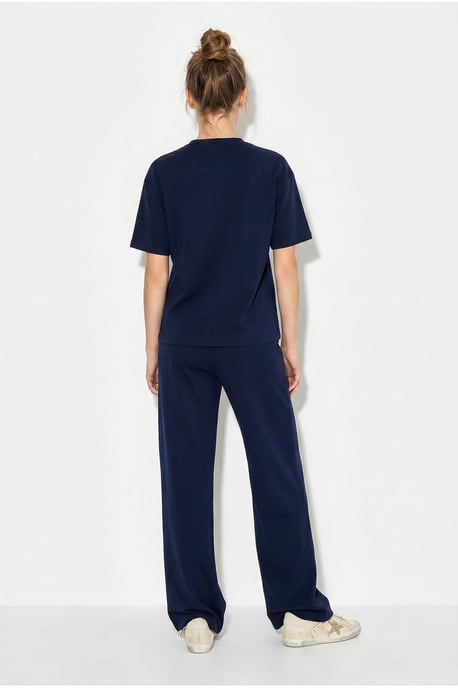 Ronde Hals T-Shirt en Broek Twee-Delige Set - Image 6