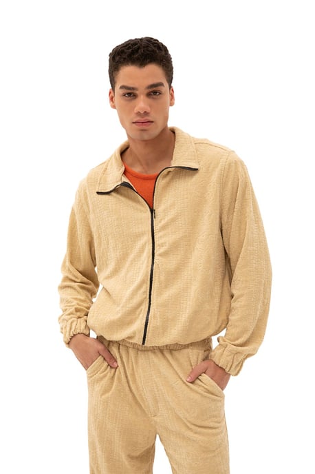 Heren fluwelen rits voor sweatshirt - Image 2