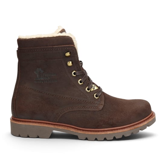 Panama Jack Waterdichte Veterboots van Bruin Leer voor Heren - P03-Aviator C41 - Image 1