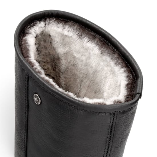 Panama Jack Waterdichte Hoge Winterlaarzen met Hak van Zwart Leer voor Dames - Patricia B17 - Image 6