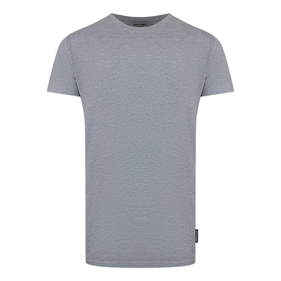 Korte Mouwen Rekbare T-shirt in Zilver - Image 1