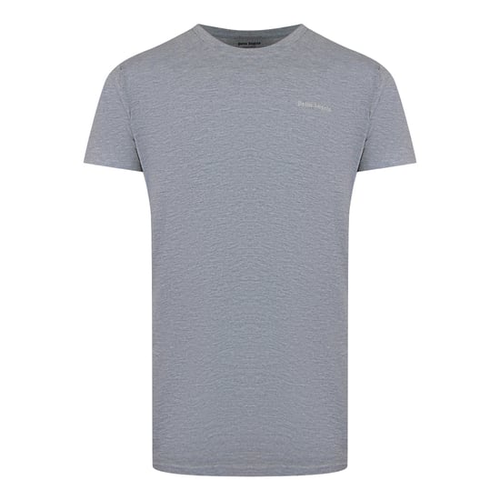 Korte Mouw Rekbare T-shirt in Zilver - Image 1