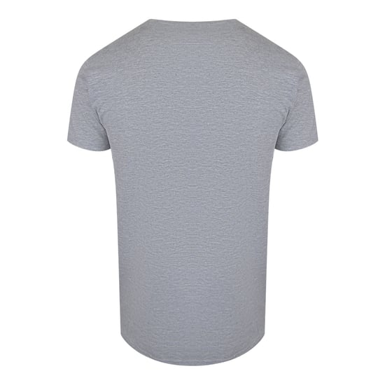 Korte Mouw Rekbare T-shirt in Zilver - Image 2