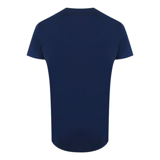 Korte Mouwen Rekbare T-shirt in Marineblauw - Image 2